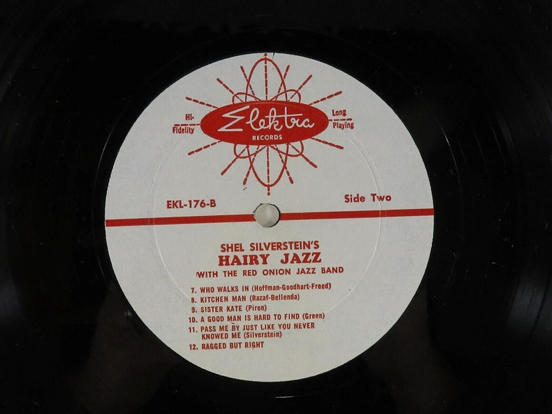 Shel Silverstein and the Red Onions Hairy Jazz VG+ 1959 Mono Elektra EKL-176 Vinyl Album product image for Just Stuff I Sell, clear front view, neutral background, original listing photo, optimized descriptive alt text, centered composition variant 7