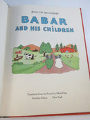 Babar and His Children Jean de Brunhoff 1960 Random House Vintage Book