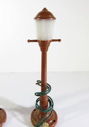 Lot of 2 Vintage Model Railway Lamppost Street Lights Brown Plastic 4 1/4" High product image for Just Stuff I Sell, clear front view, neutral background, original listing photo, optimized descriptive alt text, centered composition variant 11