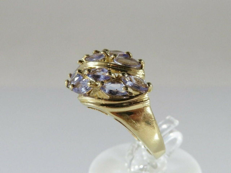 Marquise Tanzanite & 14K Yellow Gold Ring CID 4.2 Grams Size 7 product image for Just Stuff I Sell, clear front view, neutral background, original listing photo, optimized descriptive alt text, centered composition variant 5