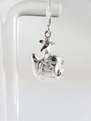 Nice Noah's Ark Elephant Giraffe & Bird Sterling Silver Dangling Earring Set product image for Just Stuff I Sell, clear front view, neutral background, original listing photo, optimized descriptive alt text, centered composition variant 3