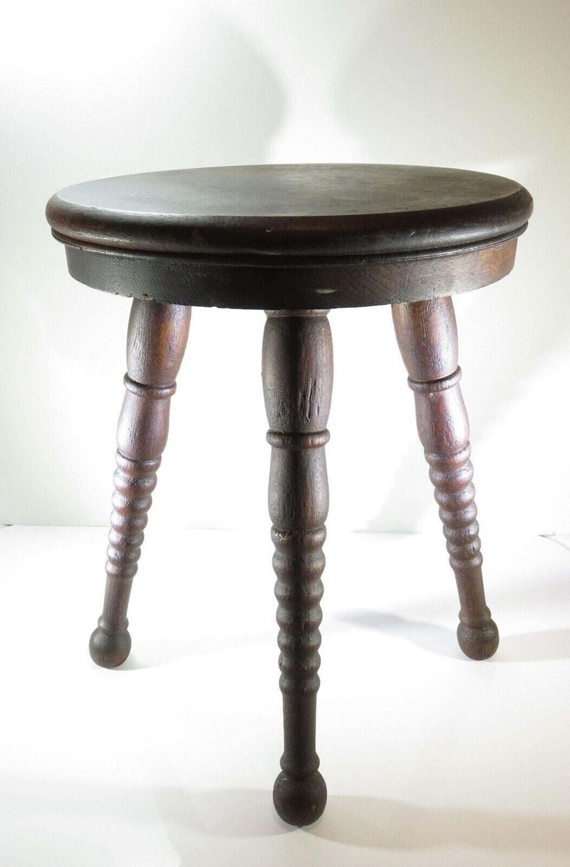 Antique Wood Foot Rest Antique Solid Wood Stool Rest Circa 1880's 14" High product image for Just Stuff I Sell, clear front view, neutral background, original listing photo, optimized descriptive alt text, centered composition