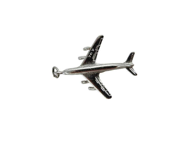 3D Sterling Silver 707 Passenger Jet Airliner CCC Sterling product image for Just Stuff I Sell, clear front view, neutral background, original listing photo, optimized descriptive alt text, centered composition