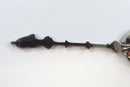 Curacao 90  Repousse Sugar Spoon Dutch Style 5 1/8" Long 11.8 grams