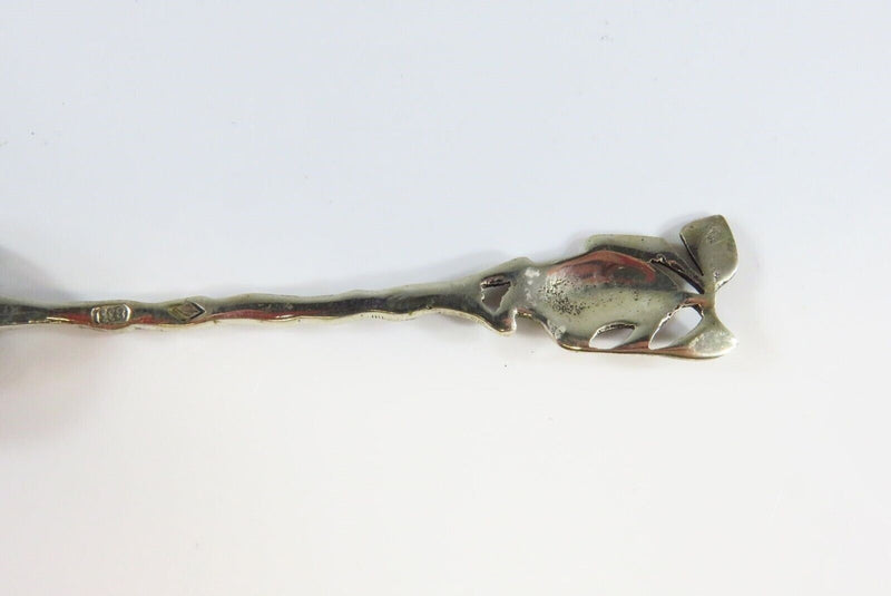 Brazilian Shield Design 833 Silver Brazilian Demitasse Coffee Baby Diminutive Sp