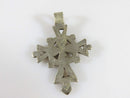 1 7/8" High Celtic Style Coptic Ethiopia Silver Cross With Chamfered Decoration product image for Just Stuff I Sell, clear front view, neutral background, original listing photo, optimized descriptive alt text, centered composition variant 8