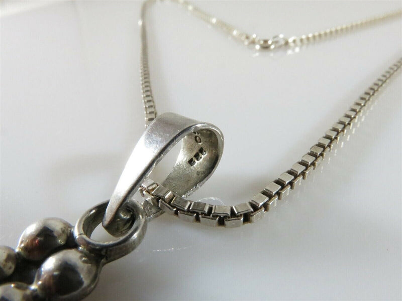 Vintage Beaded Cross 3" x 2" with 24" Box Chain House of Bangles Sterling product image for Just Stuff I Sell, clear front view, neutral background, original listing photo, optimized descriptive alt text, centered composition variant 8