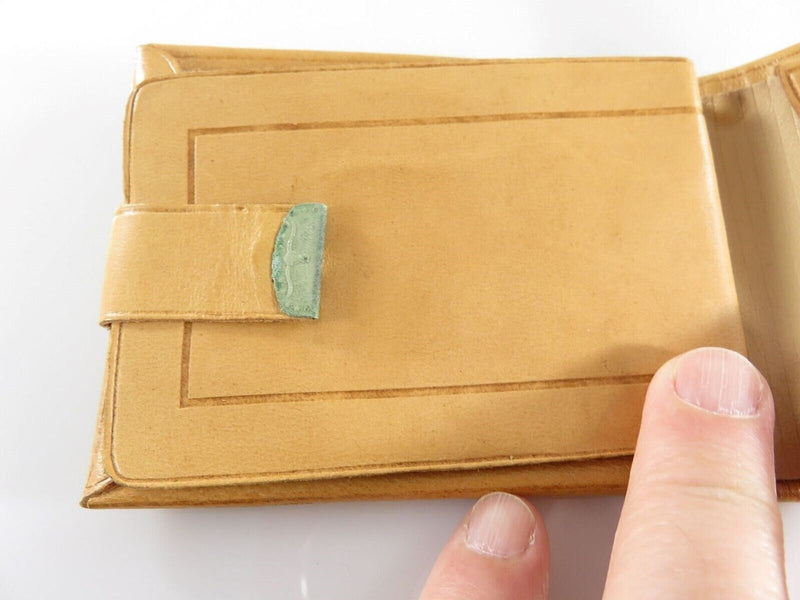 Double Horse Tooled Saddle Lambskin Tool O Matic Wallet Original Hess Brothers G product image for Just Stuff I Sell, clear front view, neutral background, original listing photo, optimized descriptive alt text, centered composition variant 6