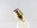 18K Gold Beehive Ring 60's Style 18K Honey Ring Round Cut Purple Sapphire product image for Just Stuff I Sell, clear front view, neutral background, original listing photo, optimized descriptive alt text, centered composition variant 17