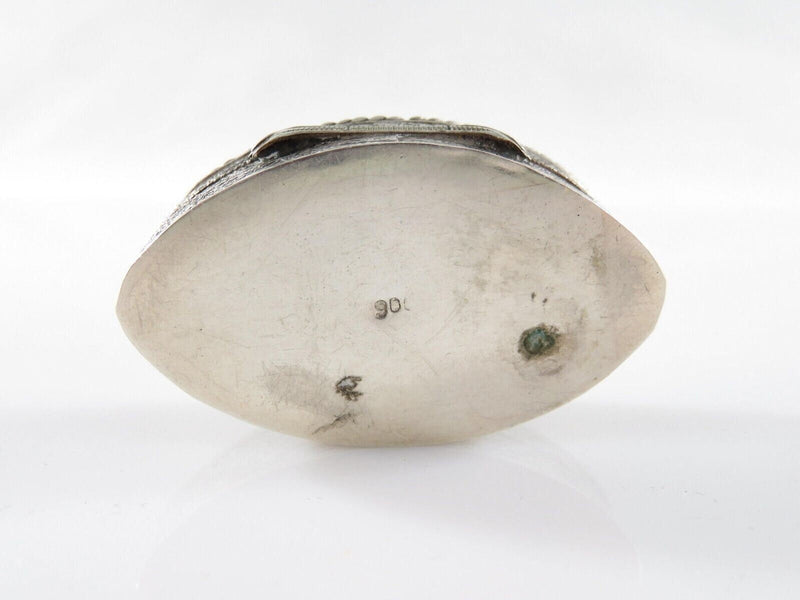 Antique Silver Niello Enamel Small Snuff or Stash Box Floral Décor product image for Just Stuff I Sell, clear front view, neutral background, original listing photo, optimized descriptive alt text, centered composition variant 7