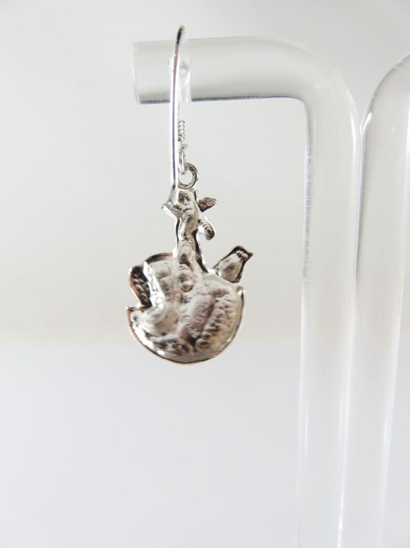 Nice Noah's Ark Elephant Giraffe & Bird Sterling Silver Dangling Earring Set product image for Just Stuff I Sell, clear front view, neutral background, original listing photo, optimized descriptive alt text, centered composition variant 4