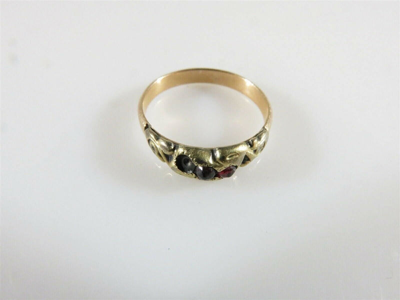 Victorian Childs Ring Size 2 Featuring 2 Garnet Stones Missing One Stone product image for Just Stuff I Sell, clear front view, neutral background, original listing photo, optimized descriptive alt text, centered composition variant 7