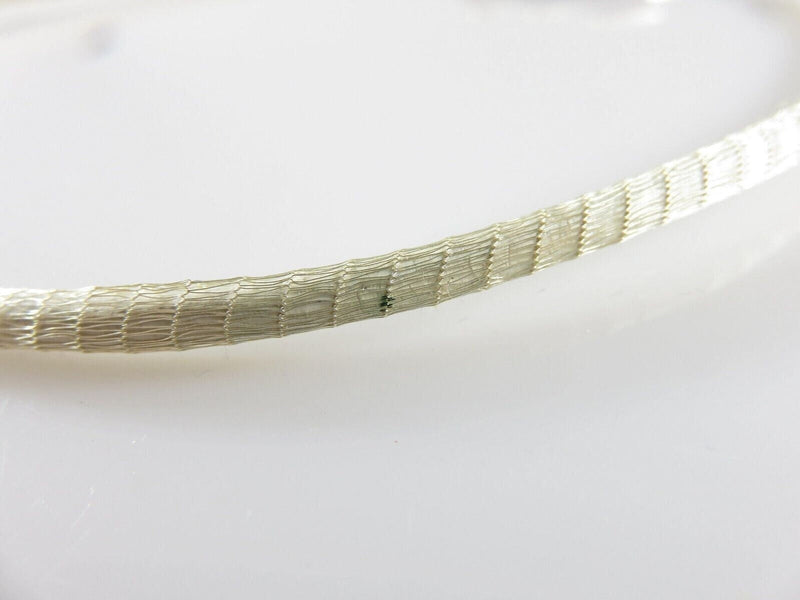 Sterling Silver Mesh Slide Necklace Southwestern Hardstone Geometric Pendant product image for Just Stuff I Sell, clear front view, neutral background, original listing photo, optimized descriptive alt text, centered composition variant 8