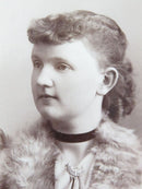 Edna S Clark Fur Lined Silk Dress with Crescent Moon Brooch Sherburny Barre Verm product image for Just Stuff I Sell, clear front view, neutral background, original listing photo, optimized descriptive alt text, centered composition variant 2