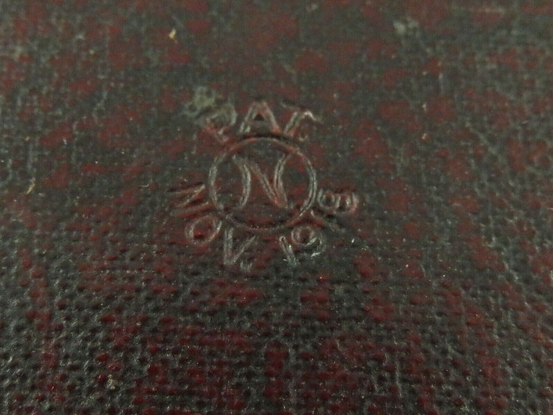 Rare Art Deco Ibex Watch Company Leatherette Watch Box with Receipt & Warranty C