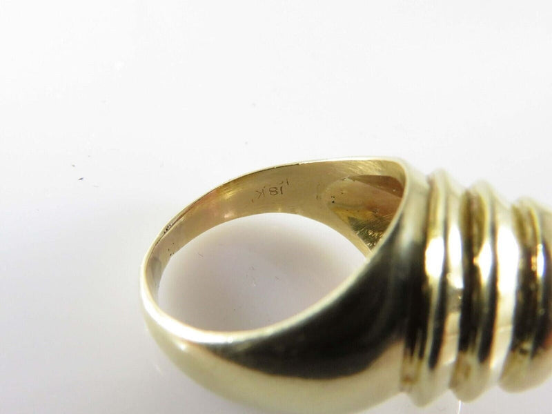 18K Gold Beehive Ring 60's Style 18K Honey Ring Round Cut Purple Sapphire product image for Just Stuff I Sell, clear front view, neutral background, original listing photo, optimized descriptive alt text, centered composition variant 21