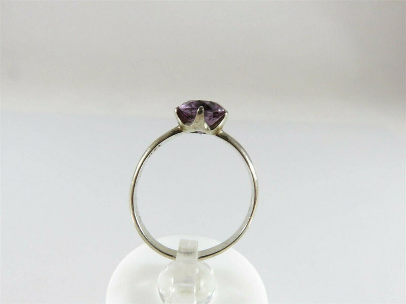 10K White Gold 1.25 Carat Lab Created Color Change Sapphire Ring sz 5.75