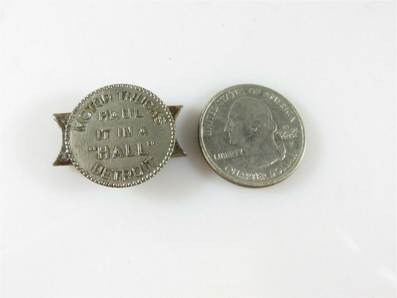 c1910 Hall Motor Trucks Detroit Haul it in a "Hall" Bolo for Bolo Tie? product image for Just Stuff I Sell, clear front view, neutral background, original listing photo, optimized descriptive alt text, centered composition variant 9