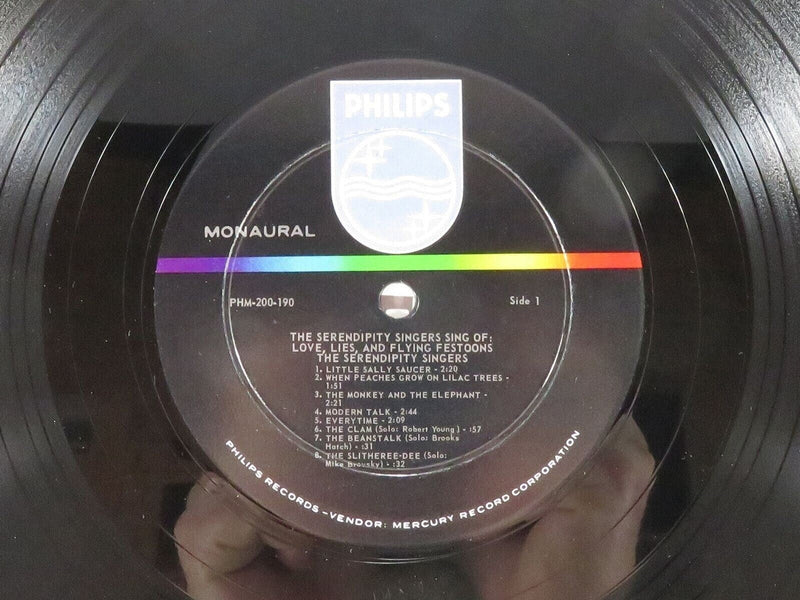 The Serendipity Singers and Other Songs by Shel Silverstein Philips Records PHM product image for Just Stuff I Sell, clear front view, neutral background, original listing photo, optimized descriptive alt text, centered composition variant 4