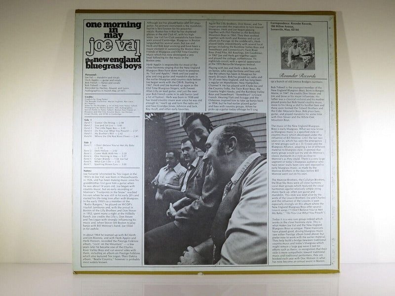 One Morning In May Joe Val The New England Bluegrass Boys Rounder 0003 product image for Just Stuff I Sell, clear front view, neutral background, original listing photo, optimized descriptive alt text, centered composition variant 4