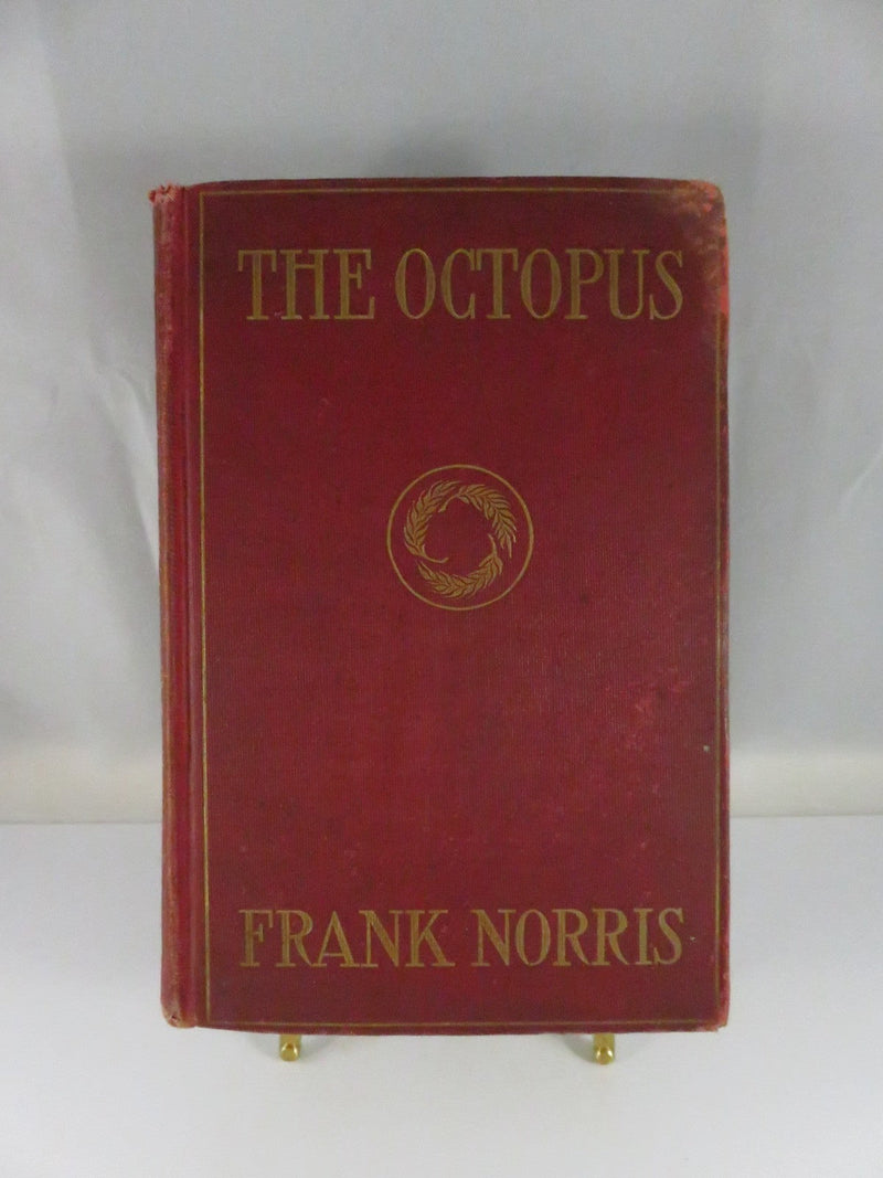 The Octopus A Story of California by Frank Norris 1901 Doubleday First Edition product image for Just Stuff I Sell, clear front view, neutral background, original listing photo, optimized descriptive alt text, centered composition variant 2