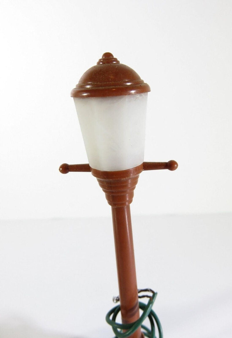 Lot of 2 Vintage Model Railway Lamppost Street Lights Brown Plastic 4 1/4" High product image for Just Stuff I Sell, clear front view, neutral background, original listing photo, optimized descriptive alt text, centered composition variant 6
