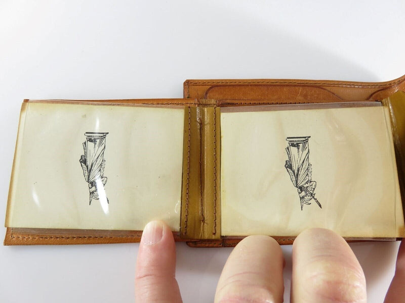 Genuine Vintage Tooled Leather Wallet Billfold Souvenir In Original Gift Box product image for Just Stuff I Sell, clear front view, neutral background, original listing photo, optimized descriptive alt text, centered composition variant 7