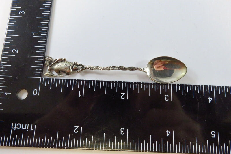 Brazilian Shield Design 833 Silver Brazilian Demitasse Coffee Baby Diminutive Sp