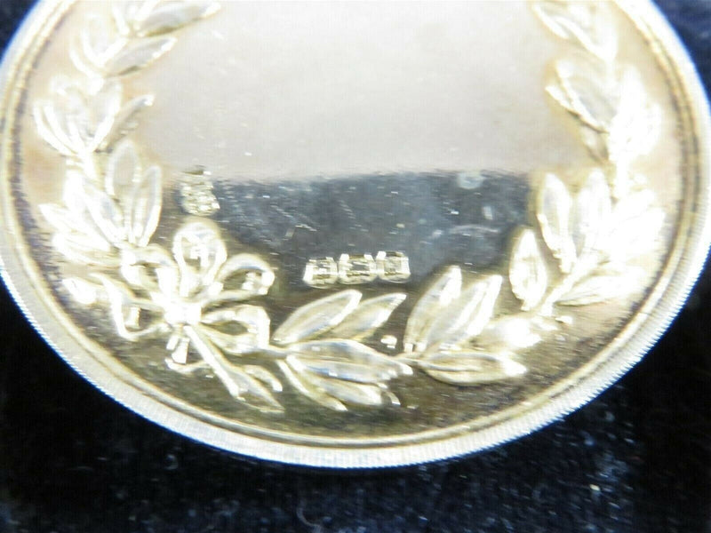 Circa 1912 Alexander Clark Co LTD Gold Washed Sterling Silver Agriculture Medal product image for Just Stuff I Sell, clear front view, neutral background, original listing photo, optimized descriptive alt text, centered composition variant 5