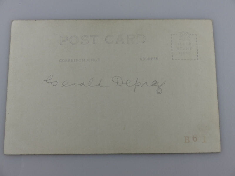 WW1 Era U.S. Navy Soldier With Rifle Photo Postcard Unused Postcard product image for Just Stuff I Sell, clear front view, neutral background, original listing photo, optimized descriptive alt text, centered composition variant 2