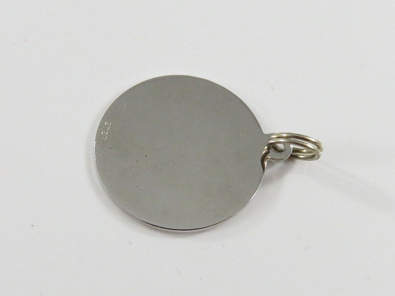 Vintage Sagittarius Brushed & Cut Sterling Silver Coin Charm product image for Just Stuff I Sell, clear front view, neutral background, original listing photo, optimized descriptive alt text, centered composition variant 2