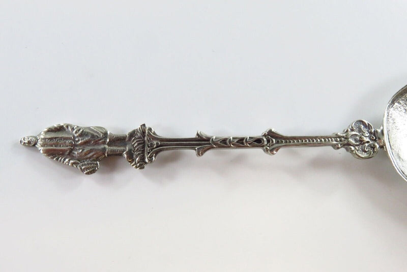 Curacao 90  Repousse Sugar Spoon Dutch Style 5 1/8" Long 11.8 grams