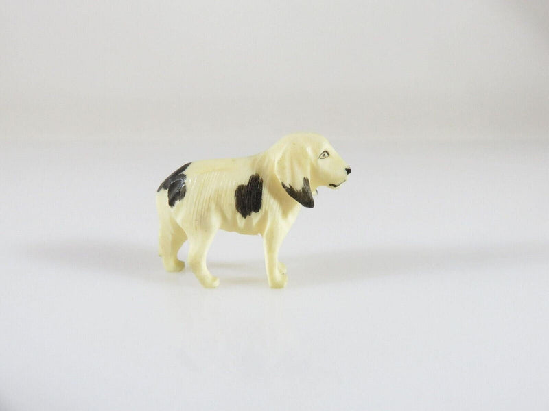 Old Figurine of an English Foxhound Dog Handmade Okimono 1" x 3/4" product image for Just Stuff I Sell, clear front view, neutral background, original listing photo, optimized descriptive alt text, centered composition variant 5