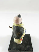 Miniature Hand Painted Asian Samurai Fighting Figure 1 5/8" Signed product image for Just Stuff I Sell, clear front view, neutral background, original listing photo, optimized descriptive alt text, centered composition variant 3