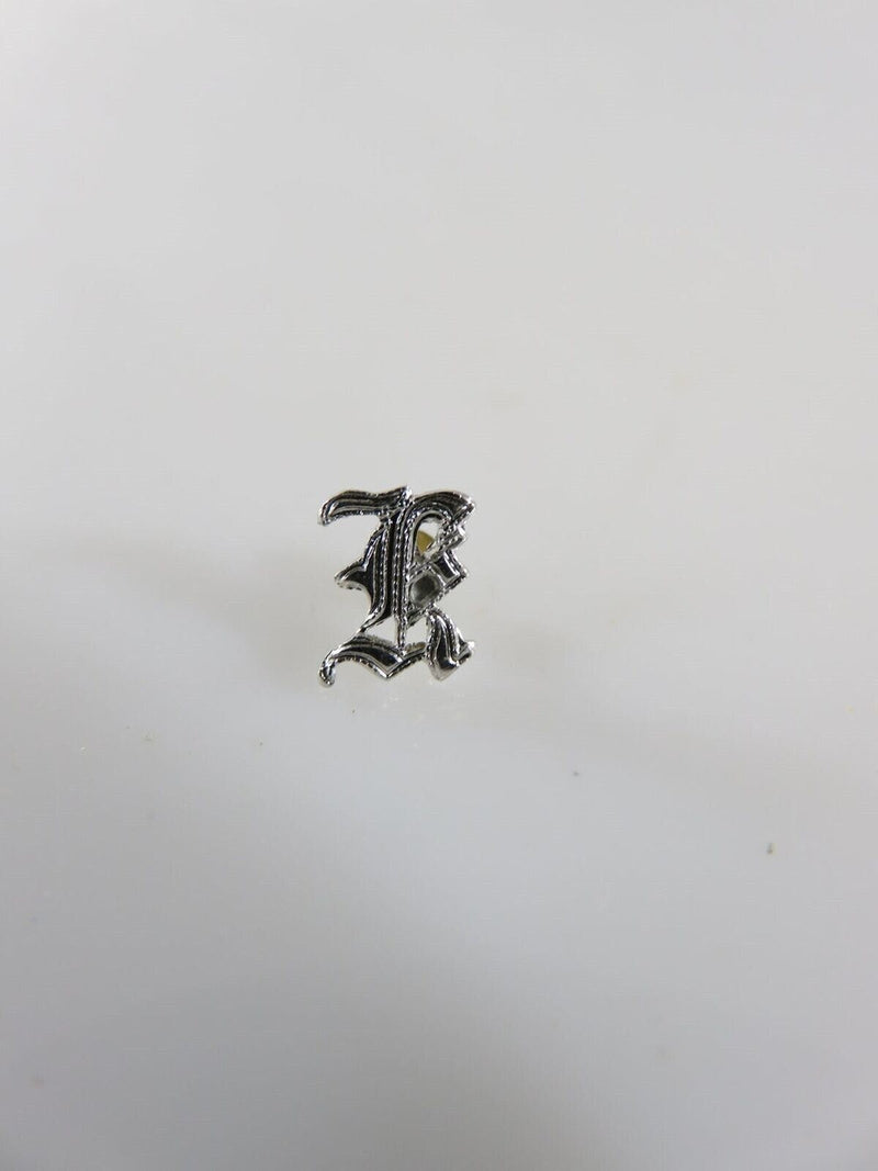 Letter K Ring Insert for Signet Monogram Rings Hardstone Ring Letter K 7.32mm product image for Just Stuff I Sell, clear front view, neutral background, original listing photo, optimized descriptive alt text, centered composition