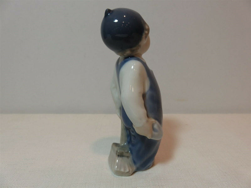 Royal Copenhagen Little Boy with Broom Figurine