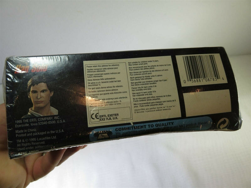 AMT Collectors Edition Han Solo Star Wars Vinyl Model Kit Japanese product image for Just Stuff I Sell, clear front view, neutral background, original listing photo, optimized descriptive alt text, centered composition variant 9