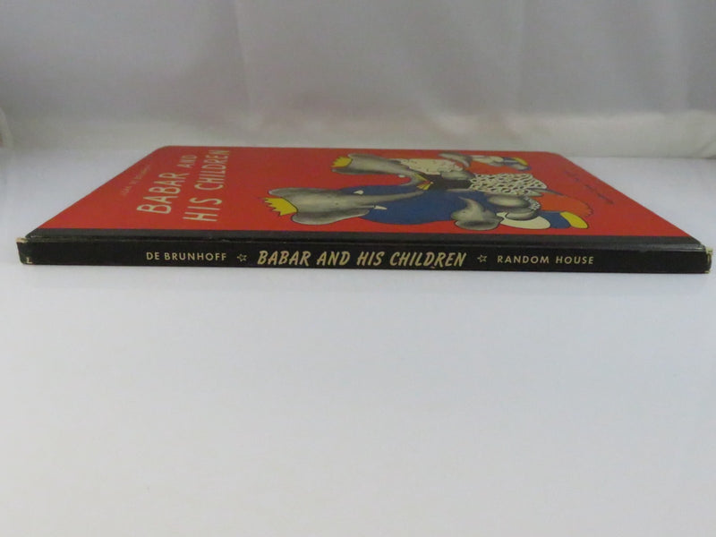 Babar and His Children Jean de Brunhoff 1960 Random House Vintage Book