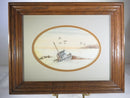 Sunken Boat Waterfowl Watercolor by Thomas C Green (Shane) Portsmouth VA product image for Just Stuff I Sell, clear front view, neutral background, original listing photo, optimized descriptive alt text, centered composition variant 4
