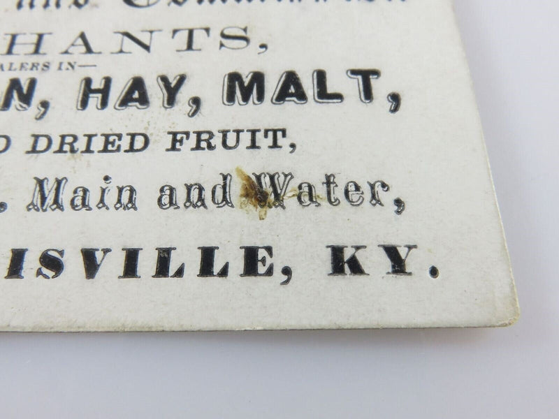 C1880 Mancourt & Page Forwarding and Commission Merchants Calling Card Louisvill product image for Just Stuff I Sell, clear front view, neutral background, original listing photo, optimized descriptive alt text, centered composition variant 2
