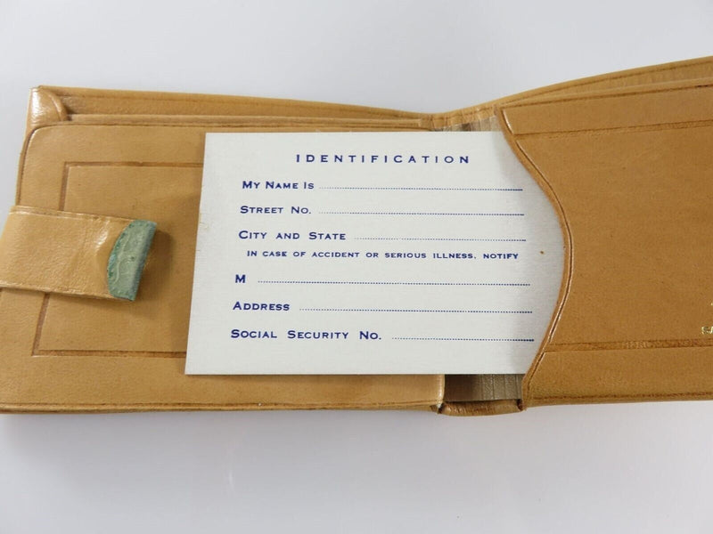 Double Horse Tooled Saddle Lambskin Tool O Matic Wallet Original Hess Brothers G product image for Just Stuff I Sell, clear front view, neutral background, original listing photo, optimized descriptive alt text, centered composition variant 9