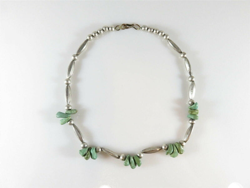 Old Turquoise Melon Bead & Pearl Bead Necklace Fred Harvey Style Navajo Necklace product image for Just Stuff I Sell, clear front view, neutral background, original listing photo, optimized descriptive alt text, centered composition variant 8