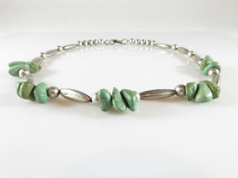Old Turquoise Melon Bead & Pearl Bead Necklace Fred Harvey Style Navajo Necklace product image for Just Stuff I Sell, clear front view, neutral background, original listing photo, optimized descriptive alt text, centered composition variant 12