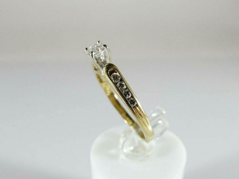 14K Diamond Engagement Ring .25 CTW Engagement Ring Size 7.25