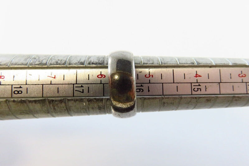 Triple Stone Blackened Silver Metal Ring Round Faceted Glass Size 5 1/2 product image for Just Stuff I Sell, clear front view, neutral background, original listing photo, optimized descriptive alt text, centered composition variant 9