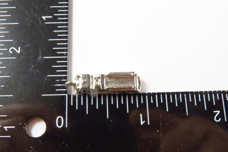 Sterling Fire Truck Charm Rhodium Plate No Polish Sterling Charm product image for Just Stuff I Sell, clear front view, neutral background, original listing photo, optimized descriptive alt text, centered composition variant 5