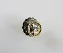 Antique 14K Freemason Compass Square Enameled Round Collar Lapel Screw Back product image for Just Stuff I Sell, clear front view, neutral background, original listing photo, optimized descriptive alt text, centered composition