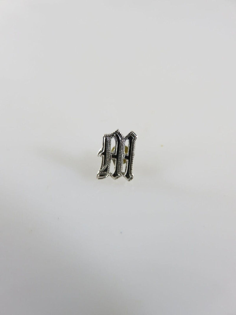 Letter M Ring Insert for Signet Monogram Rings Hardstone Ring Letter M 7.46mm product image for Just Stuff I Sell, clear front view, neutral background, original listing photo, optimized descriptive alt text, centered composition