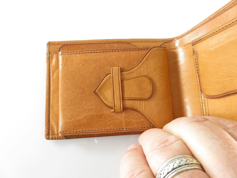 Genuine Vintage Tooled Leather Wallet Billfold Souvenir In Original Gift Box product image for Just Stuff I Sell, clear front view, neutral background, original listing photo, optimized descriptive alt text, centered composition variant 5