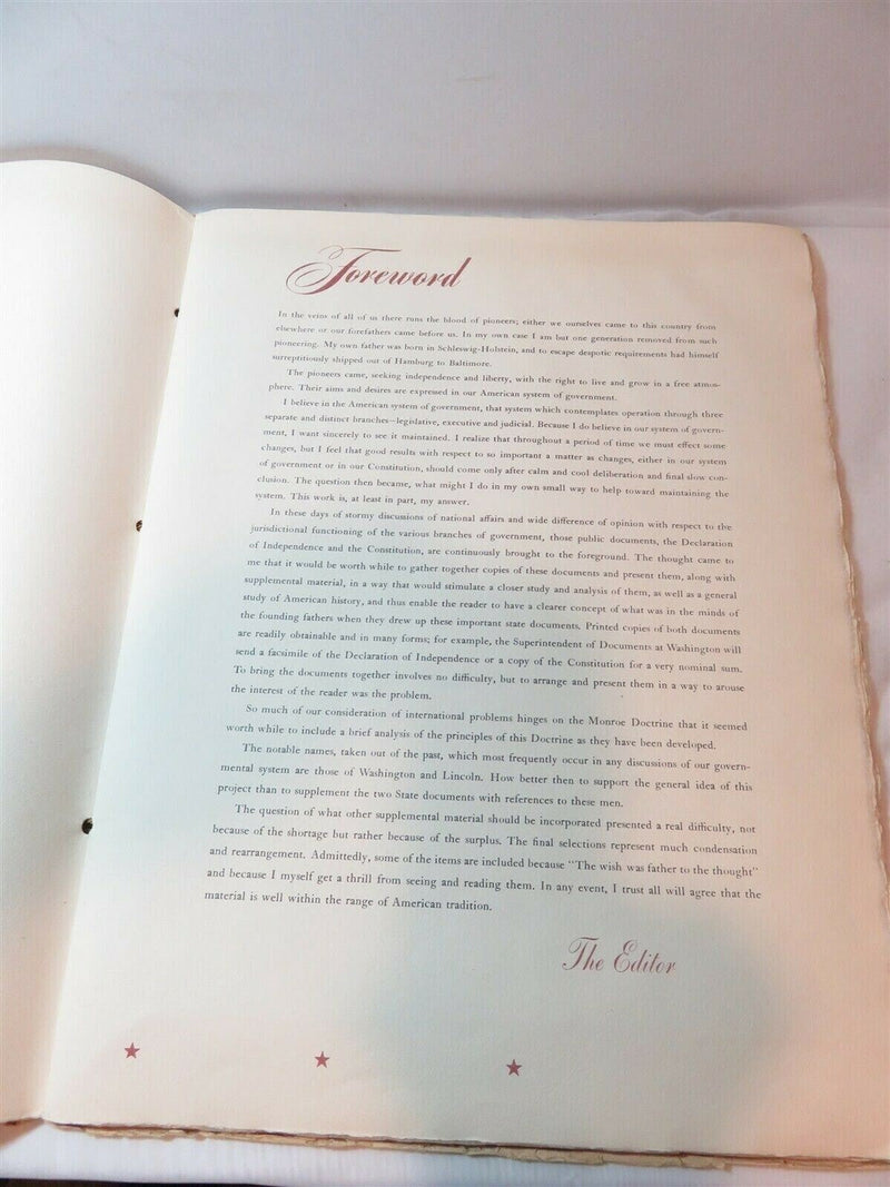 Rare First Edition Our American Heritage A.M. Jens 186 of 1000 Circa 1940 product image for Just Stuff I Sell, clear front view, neutral background, original listing photo, optimized descriptive alt text, centered composition variant 6